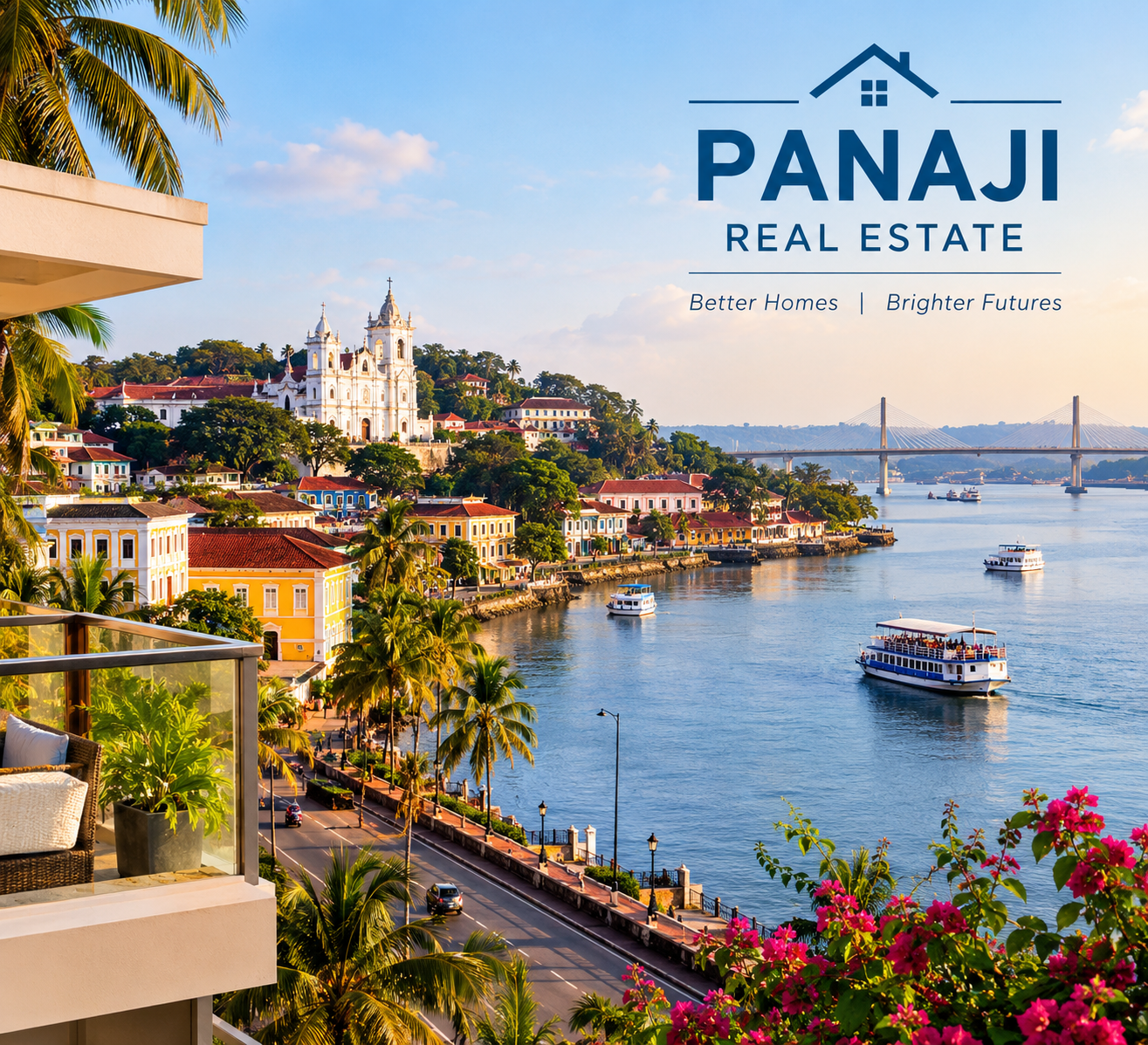 Panaji Waterfront Real Estate Panorama